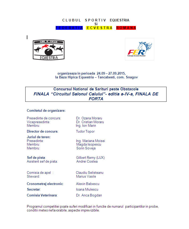 Circuitul Salonul Calului -