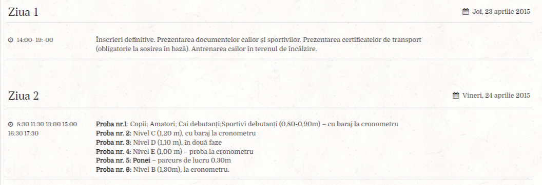Evenimente si competitii Arhiva 21015 Clubul de Echitatie Equestria -
